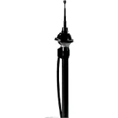 Carpoint Antenne telescoop 4 delig zwart