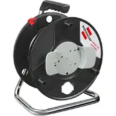 Brennenstuhl Garant kabelhaspel | zonder kabel | 29 cm | zwart/grijs