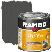 Rambo pantserlak interieur transparant zijdeglans antraciet grijs 250 ml