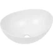 Plieger Waskom Scale Opbouw Mat Wit Keramiek 39x32x17.5 cm