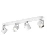 Philips LED SceneSwitch Vierkante inbouwspot Byrl, Spotsysteem, Niet vervangbare lampen, 4 lampen, LED, 2700 K, Wit