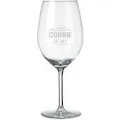 Yoursurprise Rode wijnglas graveren - 1 stuk