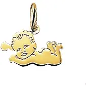 Trendjuwelier huiscollectie 4005882 Gouden bedel baby