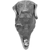 Happy-House Kapstokhaak Hond 3d S Zilver 9x4 cm