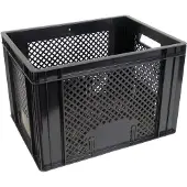 Dyto Fietskrat zwart 40x30x26 cm