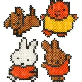 Miffy Strijkkralenset Nijntje, 4000st.
