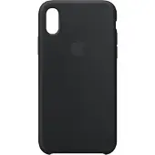 Apple iPhone X Silicone Back Cover Zwart