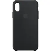 Apple iPhone Xs Silicone Back Cover Zwart