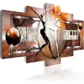 Karo-art Schilderij - Dansen met de elementen