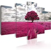 Karo-art Schilderij - Boom van de hoop - 5 stuks