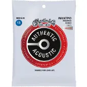 Martin strings MA550TPK3 AUTHENTIC TREATED PACK 3 MEDIUM 92/8 PHOSPHOR BRONZE MEDIUM 13-17-26-35-45-56