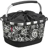 Klickfix Carrybag GT Racktime Black Flowers || Maat: 21