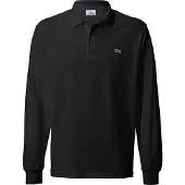 Lacoste Polo Men L1312 Longsleeve Classic Fit Black-7