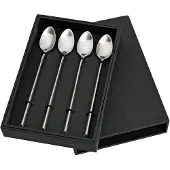 Broste Copenhagen Sletten lepel lang 4-pack Full satin forged