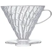 Hario V60 Dripper opschenkfilter 1-6 kops kunststof