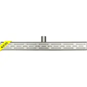 Xellanz Eco douchegoot met rooster 60 x 7 cm RVS