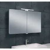 Mueller Basic aluminium spiegelkast 100 met LED verlichting