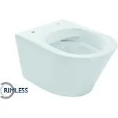 Wiesbaden Vesta junior wandcloset rimless verkort glans wit