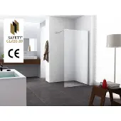 Wiesbaden Graffic inloopdouche 900 x 2000 x 10 mm nano safety glass folie helder glas/chroom