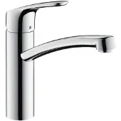 Hansgrohe Focus 1 gats keukenkraan EcoSmart met draaibare uitloop chroom