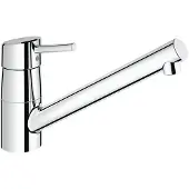 GROHE Concetto keukenkraan met lage uitloop chroom