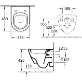 Villeroy & Boch Subway 2.0 wandcloset Direct Flush Verkort Wit
