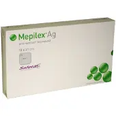 Molnlycke Health Care Mepilex Ag Schuimverband 10 x 21 cm | 5 stuks