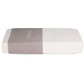 Imps&elfs baby wieglaken grijs/ecru 80x110cm Lichtgrijs/ecru