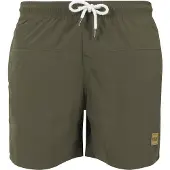Urban Classics Zwemshorts 'Block Swim' kaki