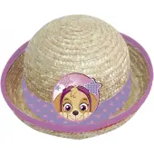 Nickelodeon zonnehoed stro Paw Patrol meisjes creme maat 50