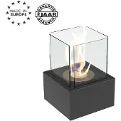 Kratki Tango 2 - Bio Ethanol sfeerhaard Vrijstaand (25x25x35,30cm.) zwart