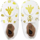 Bobux babyslofjes white giraffe loafer print - maat 18
