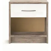 Kesta Isis Nachtkast - Acacia/Wit