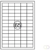 Quantore Etiket 38.1x21.2mm 6500 stuks - 2 stuks