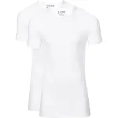 Slater Stretch t-shirt ronde hals 2-pack