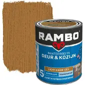 Rambo pantserbeits deur & kozijn transparant licht eiken hoogglans 750 ml