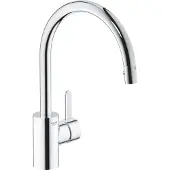 GROHE Eurosmart Cosmopolitan keukenkraan dualspray uittrekbare kraanuitloop Chroom