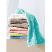 Cawö Handdoek Noblesse2 Uni Sand (Set van 3)