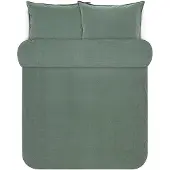 Marc O'Polo Dekbedovertrek Senja Green Katoen-240 x 200 / 220 cm | Lits-Jumeaux