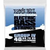 Ernie Ball 2808 Flatwound Bass String Group IV 40 - 95 snaren