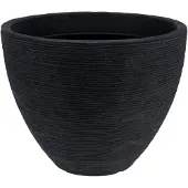 Gardalux Bloempot | | Ø 40 cm (Polyethyleen, Binnen/Buiten, Antraciet)