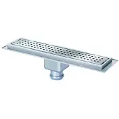 Van den berg afvoergoot 40cm met flens onderafvoer 50 mm RVS