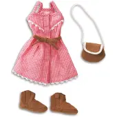 Corolle - Les Cheries poppen kleding - Sunny days dress set