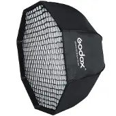 Godox Paraplu Softbox Bowens 80cm met Grid