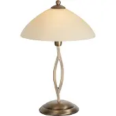 Masterlight Tafellamp Lava Ø 24cm Goud Glas