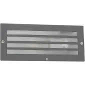 QAZQA Moderne inbouwlamp donker grijs IP44 - Hurricane