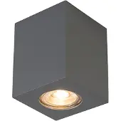 QAZQA Design opbouwspot antraciet GU10 50mm - Quba 2