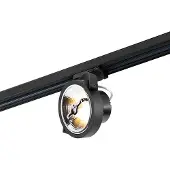 QAZQA Zwarte railspot voor 3-fasen rail GU10 111cm - 3-fasen Expert
