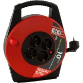 Q-Link Kabelhaspel - 4 stopcontacten - 2300 W -