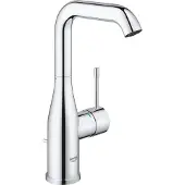 GROHE Essence New wastafelkraan L size met hoge draaibare uitloop met trekwaste EcoJoy chroom